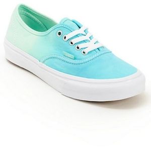 Vans Teal ombre   women size 9